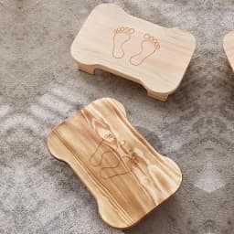 Low Bench Living Room Footstool Anti-Slip Wooden Stool for Bathroom Children’s Seat for Home Rustic Entryway Shoe Bench