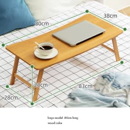 Laptop Desk, Portable Laptop Bed Tray Table Notebook Stand Reading Holder with Foldable Legs for Eating Breakfast, Reading Book