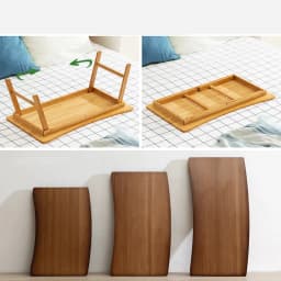 Laptop Desk, Portable Laptop Bed Tray Table Notebook Stand Reading Holder with Foldable Legs for Eating Breakfast, Reading Book