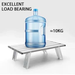 Camping Mini Foldable Table Ultralight Aluminum Alloy Outdoor Table for Travel Picnic Barbecue Folding Computer Bed Desk