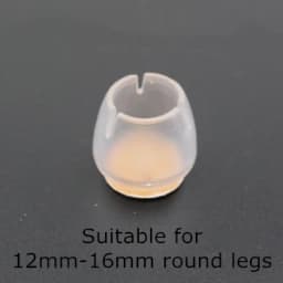 24pcs Rubber Chair foot cover felt protection pad silicone floor protector chair legs caps Bottom Non-Slip furniture feet socks
