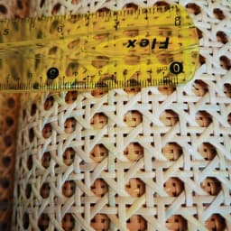 60CM X 1-3 Meters Cane Webbing Roll Natural Real Rattan For Chair Table Furniture Material