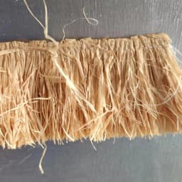 Natural Raffia Straw Tassel Grass Trim Garland Ornament for Wedding Party Living Room Bedroom - Background Decorations