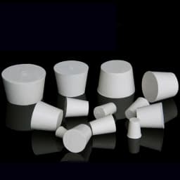 1~5pcs Rubber Stopper Bottle Tapered Hole Bung Plug Lab Test Tube Sealing Plugs -Various Sizes