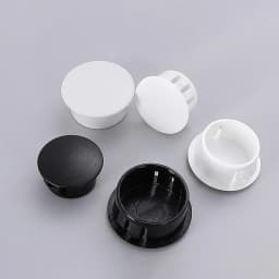 10PCS Snap-on Hole Plug 5mm~50mm Round Plastic Black / White Blanking End Caps Tube Pipe Inserts Plug Bung