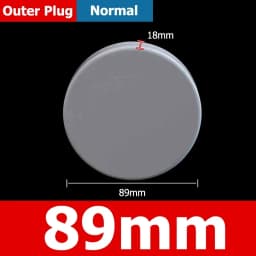 1-10pcs 20/25/32/40/50/60/75/89/110/140/160/165/200/250/315/400mm PVC Pipe Plug Cap Tube Cover White Drainage Pipe protect cover
