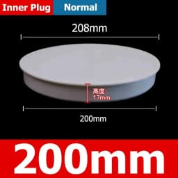 1-10pcs 20/25/32/40/50/60/75/89/110/140/160/165/200/250/315/400mm PVC Pipe Plug Cap Tube Cover White Drainage Pipe protect cover