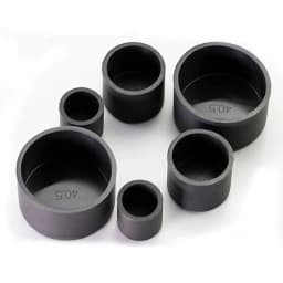 Black Silicone Rubber Round Caps 3-68.5mm Round Pipe Insertion Plug Dust Seal Protection Gaskets Pipe End Cover