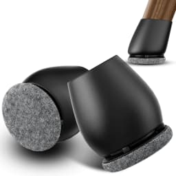 8PCS Chair Leg Protectors Foot Cover Diagonal Gray with Thick Wrap Felt Pads Silicone Furniture Table Feet Protect Floors