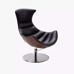 #High Quality Indoor/Outdoor Home and Hotel Lounger Chair Wood and Leather Fabric with Living Room Seating Accent