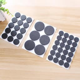 12/30/48pcs Furniture Pads, Adhesive Rubber DIY Furniture Feet Pad, Table Legs Stools, Chairs Mats, Table And Chair Foot Protec