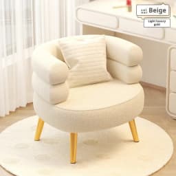 Modern Living Room1-Person Sofa Comfortable Bedroom Fluff Armchair Nordic Simple Nail Salon Makeup Chair Dressing Table Stool
