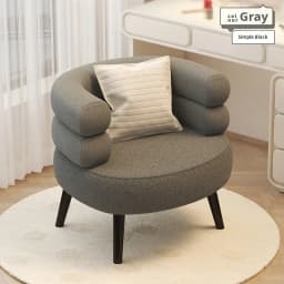 Modern Living Room1-Person Sofa Comfortable Bedroom Fluff Armchair Nordic Simple Nail Salon Makeup Chair Dressing Table Stool