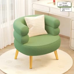 Modern Living Room1-Person Sofa Comfortable Bedroom Fluff Armchair Nordic Simple Nail Salon Makeup Chair Dressing Table Stool
