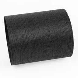Length:2.6meters Width:150mm T:0.5mm Natural Dyed Black Oak Straight Grain Solid Wood Veneer DIY Creativity Furniture Decor