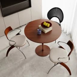 MOMO Antique Danish Designer Dining Chair Retro Simple Household Solid Wood Backrest Armchair Net Red Coffee Shop Leisure Chair