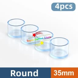 Rubber Furniture Chair Table Mat Silicone Anti Scratch Dining Table Chair Furniture Cap Ferrule Feet Leg Cap Protector Home