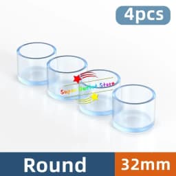 Rubber Furniture Chair Table Mat Silicone Anti Scratch Dining Table Chair Furniture Cap Ferrule Feet Leg Cap Protector Home