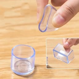 Rubber Furniture Chair Table Mat Silicone Anti Scratch Dining Table Chair Furniture Cap Ferrule Feet Leg Cap Protector Home