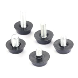 20 Pcs/lot Home Screw On Furniture Leveler Adjustable Leveling Glide Leg Foot Adjuster Levelers Pad for Table Desk M6 M8 Thread