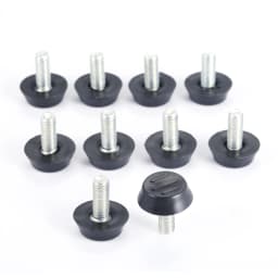 20 Pcs/lot Home Screw On Furniture Leveler Adjustable Leveling Glide Leg Foot Adjuster Levelers Pad for Table Desk M6 M8 Thread