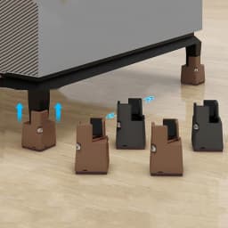 4Pcs Adjustable Chair Feet Riser 5/10cm Heavy Duty Desk Couch Bottom Elevator Metal Sofa Table Raiser Bed Furniture Risers
