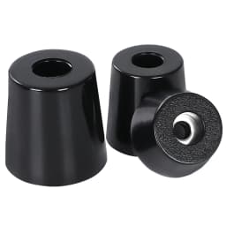 Large Furniture Legs Feet Chair Floor Protector Cushion Black Rubber Damping Pad Non-slip Table Instrument Chair Pads