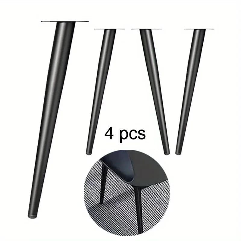 4pcs Furniture Accessories Furniture Legs Metal Furniture Legs Replacement Sofa Living Room Bedroom Table Cabinet TV Stand Feet