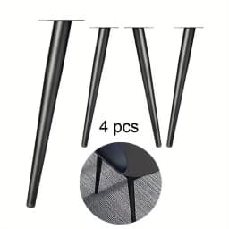 4pcs Furniture Accessories Furniture Legs Metal Furniture Legs Replacement Sofa Living Room Bedroom Table Cabinet TV Stand Feet