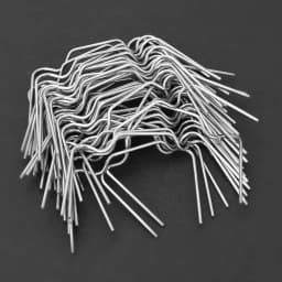 50Pcs Stainless Steel Greenhouse W Clips Spring Wire Glazing Glass Frame Fixing Clamp