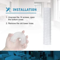 3 Pack 1-1/2Inch Replacement Lower Nozzle Duct Hose for Shark Rocket Vacuum Accessories NV341 NV470 NV500 NV501 UV560