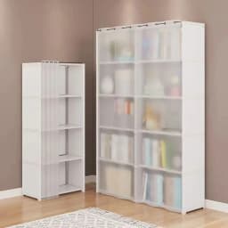 5 6 Layers Dust proof Wardrobe High Capacity Partition Bookshelf Bedroom Open Simple Assembly Storage Cabinet Bedroom Furniture