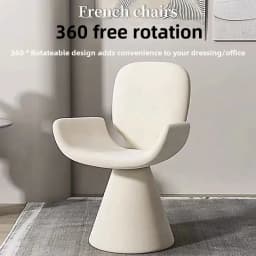 Hot Furniture Italian Style, Light Luxury, Chair, Simple Style, Dressing Stool, Household, Rotatable, High-end, Dining Chair