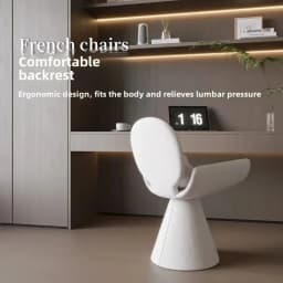 Hot Furniture Italian Style, Light Luxury, Chair, Simple Style, Dressing Stool, Household, Rotatable, High-end, Dining Chair