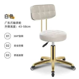 Salon Hairdressing Barber Chair Barbershop Stool Vintage Furniture Beauty Stools Professional Rotating Rolling Work Chairs