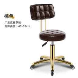 Salon Hairdressing Barber Chair Barbershop Stool Vintage Furniture Beauty Stools Professional Rotating Rolling Work Chairs