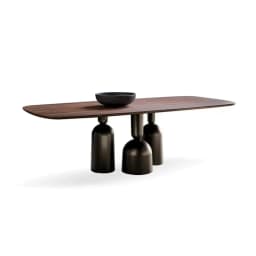 Italian Wooden Dining Table Unique Luxury Modern Restaurant Dining Table Wooden Living Room Mesa Para Comedor Home Furniture