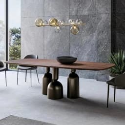 Italian Wooden Dining Table Unique Luxury Modern Restaurant Dining Table Wooden Living Room Mesa Para Comedor Home Furniture