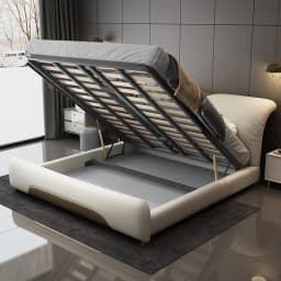 Wedding Nordic Beds Modern Designer Minimalist Massage Design Lazy Bed Light Luxury Fashionable Wood Cama Casal Home Furniture