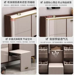 Entrance Hall Shoe Rack Box Stand Cupboard Holder Space Saving Shoe Cabinet Desk Display Shelf Porta Zapatos Home Furniture