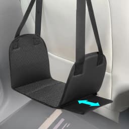 Newest Airplane Foot Hammock Airline Foot Rest With Removable Pad Adjustable Strap Foot Hammock With Menory Foam For Travel