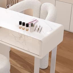 Professional Cream Manicure Table Nordic Glamour Trendy Luxury Nail Table Classic Modern Mesa De Manicura Saloon Furniture