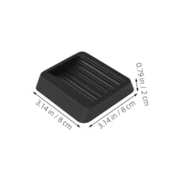 5Pcs Bed Frame Wheel Stoppers Roller Skating Chair Fixing Pad Wheel Caster Wheels Furniture Stopper Tpu Nonslip Office