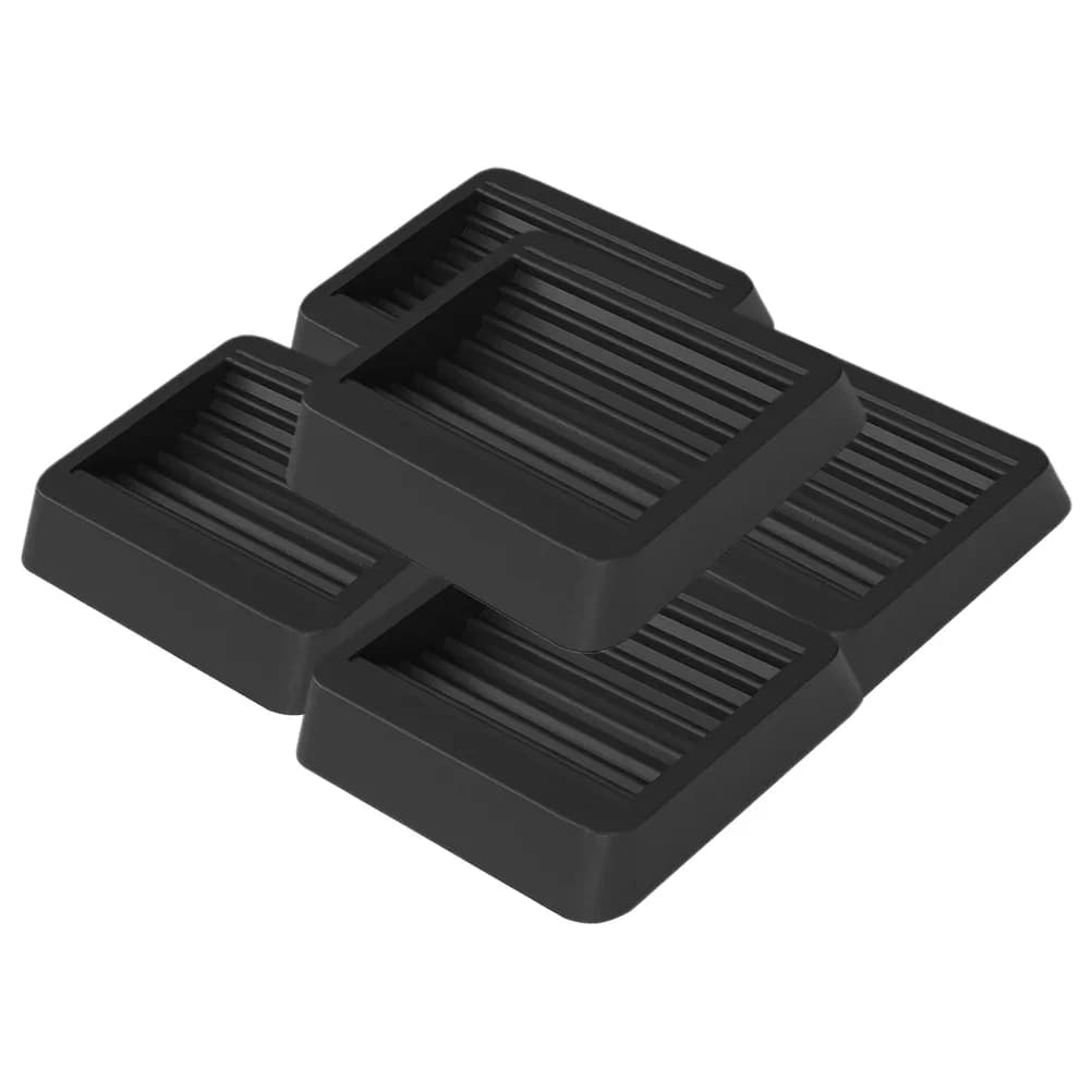 5Pcs Bed Frame Wheel Stoppers Roller Skating Chair Fixing Pad Wheel Caster Wheels Furniture Stopper Tpu Nonslip Office