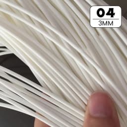 500G Round PE Rattan 2.5/3/3.5/4.5mm Plastic Synthetic Rattan Weaving Raw Material for Furniture Repair Chair Storage Basket DIY