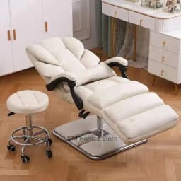 Lifting Hydraulic and Leg Chair Barber Shop Beauty Chair Reclining Beauty Salon Comfortable Tattoo Chair 의자 Hair Salon Furniture