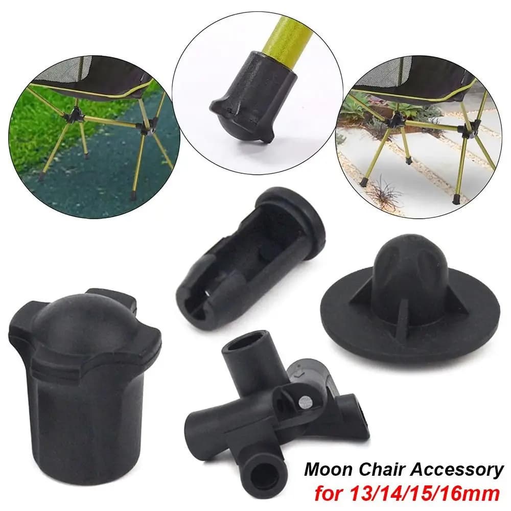 1Set Universal Moon Chair Accessory Wear-resistant Anti-sag Leg Protectors Removable Anti-slip Foot Covers Joint Plug