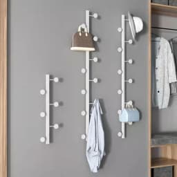 Japanese Style Minimalist Metal 4 Hooks Clothes Hat Rack Wall Hanging Creative Entrance Bedroom Decoration Foyer Hooks Hangers