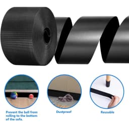 New 3/6/10M Sofa Toy Blocker Dustproof Adjustable Sofa Edge Baffle Adhesive Strap Nylon Under Couch Blocker