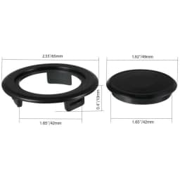1Set Garden Table Parasol Umbrella Hole Ring Plug Cap Set Desk Plastic Round Cable Hole Cover Wire Tidy Grommet Cable Organizer
